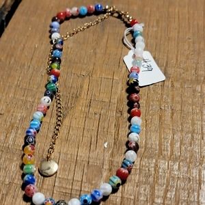 Plunder beaded choker